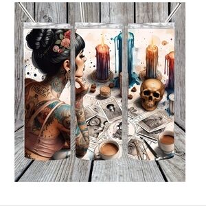 Tarot reader tumbler